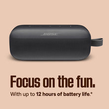 Bose SoundLink Flex (2nd Gen) Portable Bluetooth Speaker – Hi-Fi Audio, 12H Battery, Waterproof & Dustproof – Black