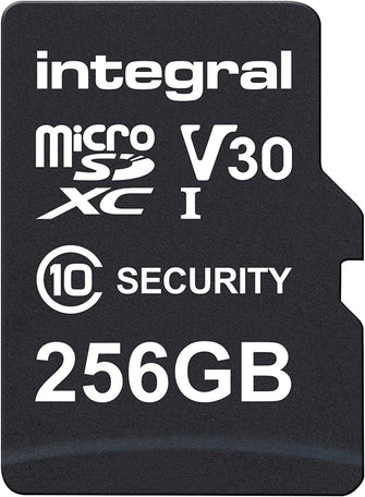Buy Integral,Integral Micro SD Security Card 256GB for Dash-Cams, Home Cams, CCTV, Body Cams and Drones. Extended lifetime and reliable recording time after time with High Endurance - Gadcet UK | UK | London | Scotland | Wales| Ireland | Near Me | Cheap | Pay In 3 | Memory Card