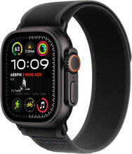 Apple Watch Ultra 2 GPS + Cellular 49mm Smartwatch - Black Titanium Case, Black Trail Loop (S/M)