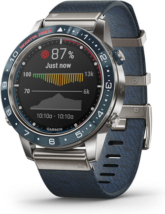 Garmin MARQ Captain Luxury Tool Watch - Advanced Nautical Features, Wind Speed, Tide, Temp Tracking