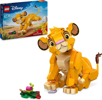 LEGO Disney Simba the Lion King Cub Building Toy for 6 Plus Year Old Girls & Boys, Construction Figure Playset, 1994 Movie Memorabilia Set, 30th Idea for Kids 43243