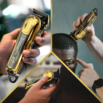 Wahl 5 Star Cordless Magic Clip in Gold, Professional Hair Clippers, Pro Haircutting Kit, Clippers for Blunt Cuts, Adjustable Taper Lever, Crunch Blade, Cordless, Lightweight, Barbers Supplies - 6