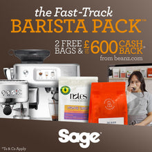 Sage - The Barista Express - Bean to Cup Coffee Machine with Grinder and Milk Frother, Black Truffle