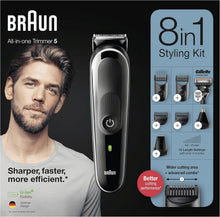 Buy Braun,Braun 8-In-1 All-In-One Series 5, Male Grooming Kit With Beard Trimmer, Hair Clippers, Ear & Nose Trimmer & Gillette Razor, 6 Attachments, Gifts For Men, UK 2 Pin Plug, MGK5260, Black/Grey - Gadcet UK | UK | London | Scotland | Wales| Near Me | Cheap | Pay In 3 | Shaver & Trimmer