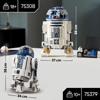 LEGO Star Wars R2-D2 Droid Building Set for Adults, Collectible Display Model, 75308