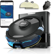 Shark Matrix Plus 2-in-1 Self-Empty Robot Vacuum & Mop, LiDAR Mapping, for Carpets, Hard Floors, Pet Hair, Anti-Allergen, Self-Charging, WiFi/App/Alexa, Black