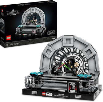 Buy Alann Trading Limited,LEGO Star Wars Emperor's Throne Room Diorama, Return of the Jedi 40th Anniversary Lightsaber Dual Set, Collectible Gift for Adults with Luke Skywalker and Darth Vader Minifigures 75352 - Gadcet UK | UK | London | Scotland | Wales| Near Me | Cheap | Pay In 3 | Toys & Games