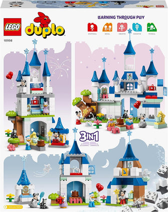 Buy Alann Trading Limited,LEGO 10998 DUPLO Disney 3in1 Magical Castle, Building Bricks Toy with Mickey Mouse, Minnie, Donald Duck and Daisy Figures, Toys for Toddlers and Kids 3 Plus Years Old, Disney's 100th Anniversary Set - Gadcet UK | UK | London | Scotland | Wales| Ireland | Near Me | Cheap | Pay In 3 | Toys & Games