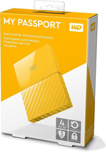 Buy Western Digital,WD - My Passport 4TB External USB 3.0 Portable Hard Drive - Yellow - Gadcet.com | UK | London | Scotland | Wales| Ireland | Near Me | Cheap | Pay In 3 | Hardware