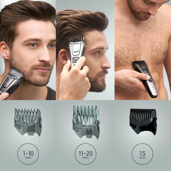 Panasonic ER-GB80 Wet &amp; Dry Electric Hair, Body &amp; Beard Trimmer for Men