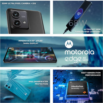 Buy Motorola,Motorola Edge 40 Neo - 12GB RAM - 256GB Storage -  Eclipse Black - Gadcet UK | UK | London | Scotland | Wales| Near Me | Cheap | Pay In 3 | Unlocked Mobile Phones