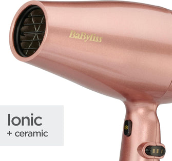 Buy BaByliss,BaByliss Rose Gold 2100W Hair Dryer, Ionic, Lightweight, Smooth Fast Drying, Cool shot, 5336U - Gadcet UK | UK | London | Scotland | Wales| Near Me | Cheap | Pay In 3 | Hair Care