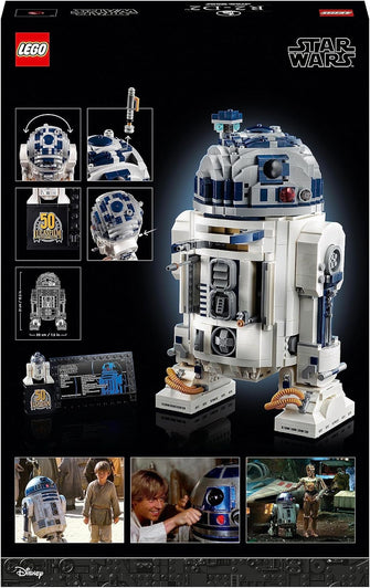 LEGO Star Wars R2-D2 Droid Building Set for Adults, Collectible Display Model, 75308