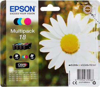 Buy Epson,Epson 18 Daisy Genuine Multipack, 4-colours Ink Cartridges, Claria Home Ink - Gadcet UK | UK | London | Scotland | Wales| Near Me | Cheap | Pay In 3 | Toner & Inkjet Cartridges