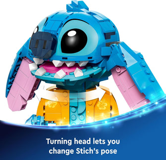 LEGO Disney Stitch Building Toy for Kids 9+, with Ice-Cream Cone & Character Figure, Fun Birthday Gift (43249)