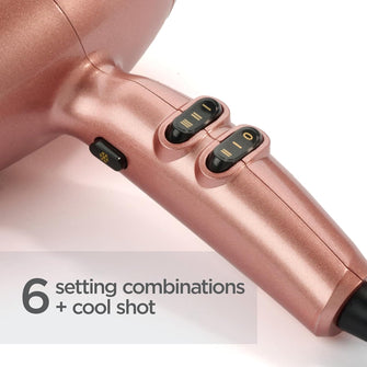 Buy BaByliss,BaByliss Rose Gold 2100W Hair Dryer, Ionic, Lightweight, Smooth Fast Drying, Cool shot, 5336U - Gadcet UK | UK | London | Scotland | Wales| Near Me | Cheap | Pay In 3 | Hair Care