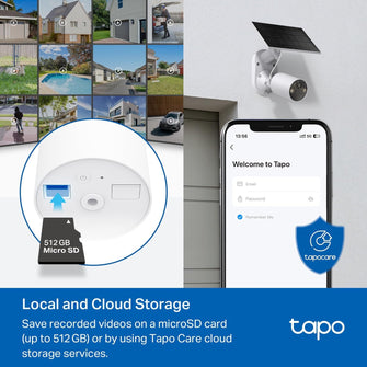 Tapo 2K Solar Security Camera Kit - Rechargeable Battery, Solar Panel, AI Detection, Colour Night Vision, Indoor/Outdoor, Alexa & Google Compatible (TC82 KIT)