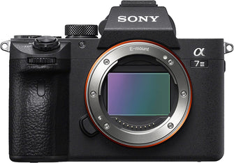 Buy Sony,Sony Alpha 7 III | Full-Frame Mirrorless Camera ( Fast 0.02s AF, 5-axis in-body optical image stabilisation, 4K HLG, Large Battery Capacity ) - Black - Gadcet.com | UK | London | Scotland | Wales| Ireland | Near Me | Cheap | Pay In 3 | Cameras & Optics
