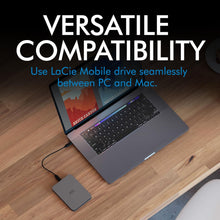 LaCie Mobile Drive 5TB Portable External Hard Drive for Mac & PC, Space Grey, with Data Rescue Service (STLR5000400)