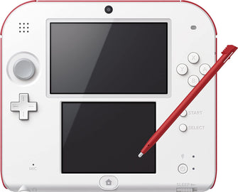 Nintendo,Nintendo Handheld Console 2DS - White and Red - Gadcet.com