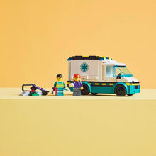 LEGO City Emergency Ambulance Toy with 2 Minifigures - Educational Learning Toys for 5+ Year Old Boys & Girls - Gift Ideas for Birthdays & Holidays