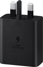 Buy Samsung,Samsung Galaxy Official 45W Super Fast Charger 2.0 (with USB-C to C Data Cable), Black - Gadcet UK | UK | London | Scotland | Wales| Ireland | Near Me | Cheap | Pay In 3 | Mobile Phone Accessories