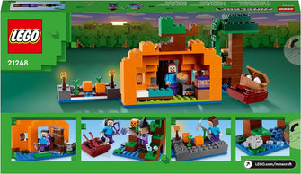 Buy LEGO,LEGO Minecraft The Pumpkin Farm Set with Steve Figure 21248 - Gadcet UK | UK | London | Scotland | Wales| Ireland | Near Me | Cheap | Pay In 3 | Toys & Games