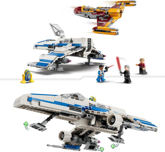 Buy LEGO,LEGO 75364 Star Wars New Republic E-Wing vs. Shin Hati’s Starfighter, Ahsoka Series Set with 2 Toy Vehicles, Droid Figure, 4 Minifigures and 2 Lightsabers - Gadcet UK | UK | London | Scotland | Wales| Ireland | Near Me | Cheap | Pay In 3 | Toys