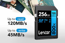 Buy Lexar,Lexar 128GB 800x SDXC UHS-I Memory Card, BLUE Series, 120MB/s Read, 45MB/s Write for DSLR, HD Camcorders - Gadcet UK | UK | London | Scotland | Wales| Near Me | Cheap | Pay In 3 | Flash Memory Cards