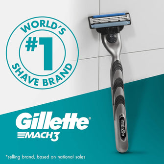 Buy Gillette,Gillette Mach3 Razor Blades Men, Pack of 12 Razor Blade Refills, Stronger Than Steel Blades, Enhanced Lubrastrip, XXL, Packaging May Vary - Gadcet UK | UK | London | Scotland | Wales| Near Me | Cheap | Pay In 3 | Shaving & Grooming