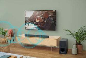 Sony HT-SD40 2.1ch Soundbar with Wireless Subwoofer and Bluetooth - Powerful Home Audio for TV