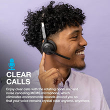 Buy Alann Trading Limited,JLab Go Work Pop Wireless Headsets with Microphone for Laptop, 50+ Hr Playtime Bluetooth PC Headset, Multipoint Connect to Computer & Mobile, On Ear Wireless Headphones with Microphone, Black - Gadcet UK | UK | London | Scotland | Wales| Near Me | Cheap | Pay In 3 | Headphones & Headsets