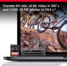 SanDisk 128GB Extreme PRO SDXC – V60, UHS-II, 280MB/s, 6K/4K UHD, Durable with RescuePro