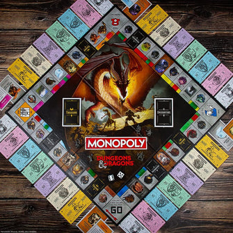Buy Gadcet UK,Winning Moves Dungeons and Dragons Monopoly Board Game, Play with monsters such as Beholder, Storm Giant and Demogorgon, Advance to Death Knight, Red Dragon and Lich, 2-6 player - Gadcet UK | UK | London | Scotland | Wales| Ireland | Near Me | Cheap | Pay In 3 | Games and Toys