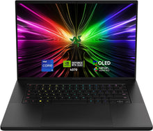 Razer Blade 16 (2024) Gaming Laptop - 16" OLED QHD+ 240Hz, Intel i9-14900HX, NVIDIA RTX 4070, 16GB DDR5, 1TB SSD - Black (UK Layout)