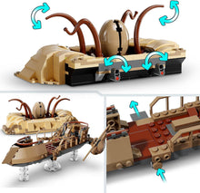 LEGO Star Wars: Return of the Jedi Desert Skiff & Sarlacc Pit, Vehicle Building Toy Set for 9 Plus Year Old Boys & Girls, Features 6 Minifigures Including Luke Skywalker, Gift for Kids and Fans