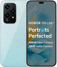 HONOR 200 Lite 5G Smartphone - 8GB+256GB, 6.7" AMOLED, 108MP Triple Rear, 50MP Front, Dual SIM, Android 14, Starry Blue