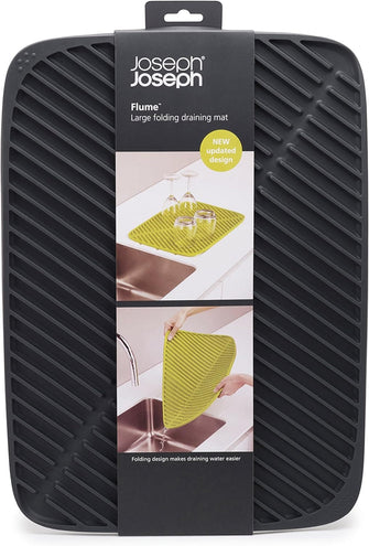 Buy Gadcet UK,Joseph Joseph Flume - Silicone Folding Dish Draining Mat, Soft Rubber surface, Large - Grey - Gadcet UK | UK | London | Scotland | Wales| Ireland | Near Me | Cheap | Pay In 3 | Kitchen & Dining