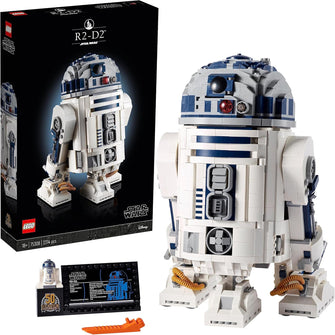 LEGO Star Wars R2-D2 Droid Building Set for Adults, Collectible Display Model, 75308