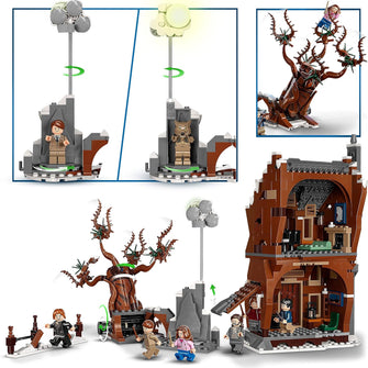 LEGO Harry Potter The Shrieking Shack & Whomping Willow Set (76407) – 2-in-1 Wizarding World Toy with 6 Minifigures, Prisoner of Azkaban Theme, Gift for Kids