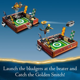 Buy LEGO,LEGO 76416 Harry Potter Quidditch Trunk, Play 3 Different Quidditch Games, Solo or 2-Player Game Set with Draco Malfoy, Cedric Diggory, Cho Chang Minifigures and Golden Snitch, Portable Travel Toy - Gadcet UK | UK | London | Scotland | Wales| Ireland | Near Me | Cheap | Pay In 3 | Toys