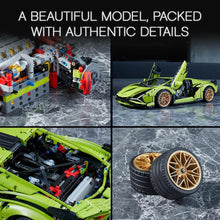 LEGO Technic Lamborghini Sián FKP 37 Race Car Model (42115) – Advanced Collectible Set for Adults, Ideal for Men & Women