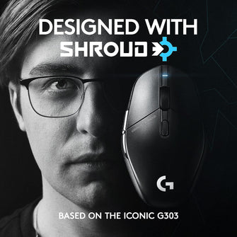 Buy Logitech,Logitech G303 Shroud Edition Wireless Gaming Mouse 5-buttons – PC - Black - Gadcet UK | UK | London | Scotland | Wales| Ireland | Near Me | Cheap | Pay In 3 | Gaming mouse