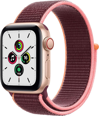 Buy Apple,Apple Watch SE (2020, 40mm GPS + Cellular) - Gold Aluminum with Pink Sand Sport Band - Gadcet UK | UK | London | Scotland | Wales| Near Me | Cheap | Pay In 3 | Watches