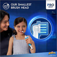 Buy Oral-B,Oral-B Pro Kids Electric Toothbrush, Kids Gifts, 1 Toothbrush Head, x4 Spiderman Stickers, 2 Modes with Kid-Friendly Sensitive Mode, For Ages 3+, 2 Pin UK Plug, Blue - Gadcet UK | UK | London | Scotland | Wales| Near Me | Cheap | Pay In 3 | Toothbrushes