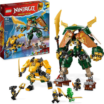 Buy LEGO,LEGO 71794 NINJAGO Lloyd and Arin's Ninja Team Mechs, Set with 2 Combinable Action Figures and 5 Minifigures, Christmas Treat, Gifts for Kids, Boys & Girls, Ninja Battle Playset - Gadcet UK | UK | London | Scotland | Wales| Ireland | Near Me | Cheap | Pay In 3 | Toys & Games