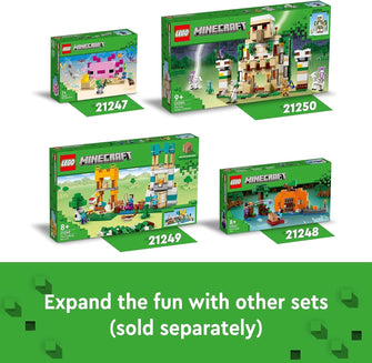 Buy Alann Trading Limited,LEGO Minecraft The Iron Golem Fortress, Buildable Castle Toy which Transforms into Large Figure, with 7 Characters includ. Crystal Knight, Skeleton Horsemen and a Charged Creeper 21250 - Gadcet UK | UK | London | Scotland | Wales| Near Me | Cheap | Pay In 3 | Toys & Games