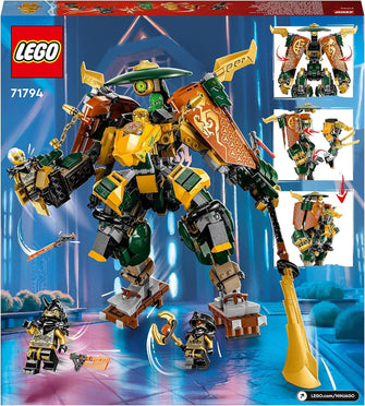 Buy LEGO,LEGO 71794 NINJAGO Lloyd and Arin's Ninja Team Mechs, Set with 2 Combinable Action Figures and 5 Minifigures, Christmas Treat, Gifts for Kids, Boys & Girls, Ninja Battle Playset - Gadcet UK | UK | London | Scotland | Wales| Ireland | Near Me | Cheap | Pay In 3 | Toys & Games