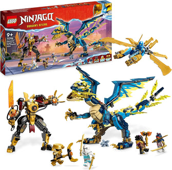 Buy Alann Trading Limited,LEGO NINJAGO Elemental Dragon vs. The Empress Mech, Large Building Toy Set with Dragon Toy, Action Figure, Ninja Flyer and 6 Minifigures, Dragons Rising Series Gift for Kids, Boys, Girls 71796 - Gadcet UK | UK | London | Scotland | Wales| Near Me | Cheap | Pay In 3 | Toys & Games
