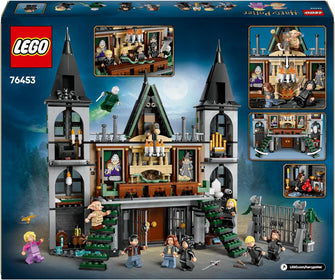 LEGO Harry Potter Malfoy Manor Set – Collectible Building Toy, Features 9 Minifigures Including Dobby, Creative Wizarding World Gift for 10+ Year Olds – Model 76453